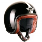 Casque Jet Project Cafe Racer Custom Black Glossy CR01L