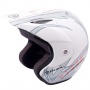 Casque Jet Torx Joel 2 Star Blanc