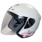 Casque Jet Torx Matt Damier Blanc Rouge