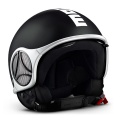 Casque Momo Design Minimomo Noir Blanc Mat