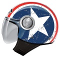 Casque moto Airoh Compact Shield Bleu