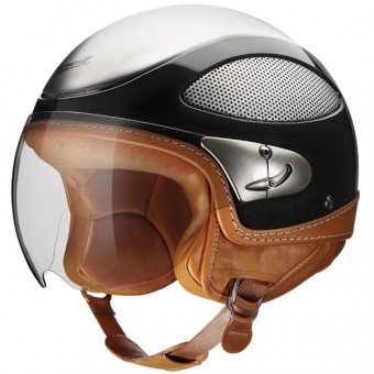 Casque moto Jet Spitfire Acier Noir