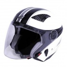 Casque Jet Astone DJ10 Stripes Blanc Noir Casque Jet Astone DJ10 Stripes Blanc Noir