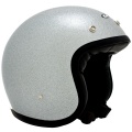 Casque moto Dmd Vintage Glitter Silver Argent