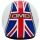 Casque Jet Dmd Vintage UK Blanc