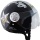Casque moto Jet Evel stars