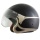 Casque moto Jet Stile Silvertone Noir