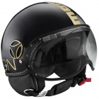 Casque Jet Momo Design FGTR Classic Noir Or