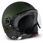 Casque Jet Momo Design FGTR Classic Vert Militaire Mat