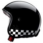 Casque Jet Caberg Freeride Indy Noir Blanc