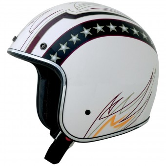 Casque Jet AFX FX-76 Vintage Line White Chrome Casque Jet AFX FX-76 Vintage Line White Chrome