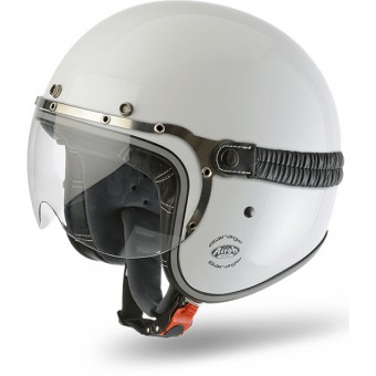 Casque Jet Airoh Garage White Casque Jet Airoh Garage White