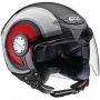 Casque Jet Givi 10.4. F Cercle noir/rouge