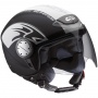 Casque Jet Givi 10.4. F Tribal Noir Blanc