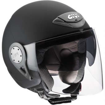 Casque Jet Givi 10.5 Luxe Noir Mat