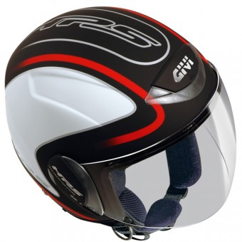 Casque Jet Givi H201D Deco BKWH