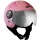 Casque moto Jet Flower 2 Rose