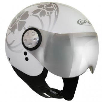 Casque Fashion GPA Flower Blanc