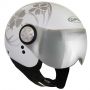 Casque Fashion GPA Flower Blanc