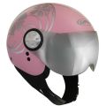 Casque Jet GPA Flower Rose