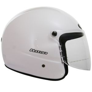 Casque moto Jet Human blanc