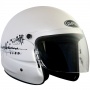 Casque Jet GPA Human Underground Blanc Perle