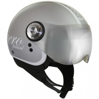 Casque Jet GPA New Aero Gris Metal