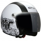 Casque Jet GPA Human Graff Blanc