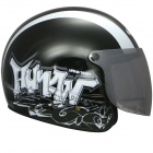 Casque Jet GPA Human Graff Noir