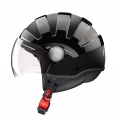 Casque Jet IDI Zero Due Noir Mat Cover Noir