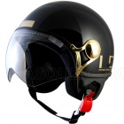 Casque Jet IDI Zero Tre Noir  Or ONO