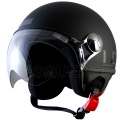 Casque Jet IDI Zero Tre Noir Mat Titane OST