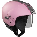 Casque Jet Lazer Be-Bop Kalua Rose Gris Mat
