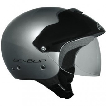 Casque Jet Lazer Be-Bop Solid Argent