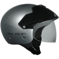 Casque Jet Lazer Be-Bop Solid Argent