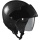 Casque moto Jet Be-Bop Solid Plus Gris Acier