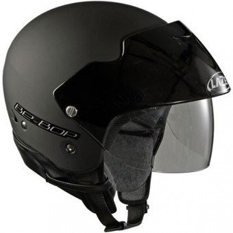 Casque moto Jet Be-Bop Solid Plus Noir Mat