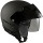 Casque moto Jet Be-Bop Solid Plus Noir Mat