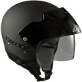Casque Jet Lazer Be-Bop Solid Plus Noir Mat