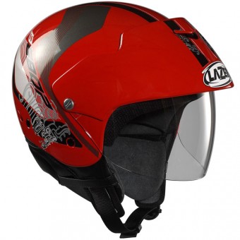 Casque Jet Lazer Be-Bop Talas Rouge