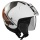 Casque moto Jet Be-Bop Talas Blanc