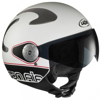 Casque Jet Lazer Rider Dragon Air Graphic Blanc Noir