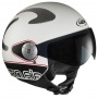 Casque Jet Lazer Rider Dragon Air Graphic Blanc Noir