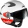 Casque moto Jet Rider Dragon Air Graphic Blanc