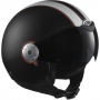 Casque Jet Lazer Rider Dragon US noir blanc