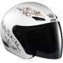 Casque Jet Lazer Tempo Arabesque Blanc Mat