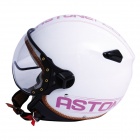 Casque Jet Astone KSR Design Blanc Rose Casque Jet Astone KSR Design Blanc Rose