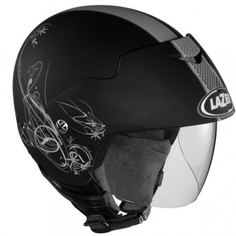 Casque Jet Lazer Be-Bop Tweed Noir Mat