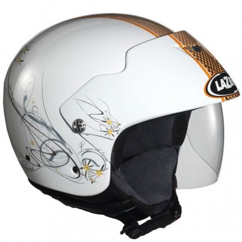 Casque Jet Lazer Be-Bop Tweed Orange