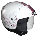 Casque Jet Lazer Be-Bop Tweed Rose